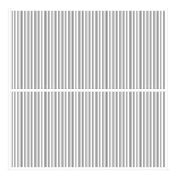 Front Image of Louvres Airflow Louvreclad KensingtonSeries Vertical