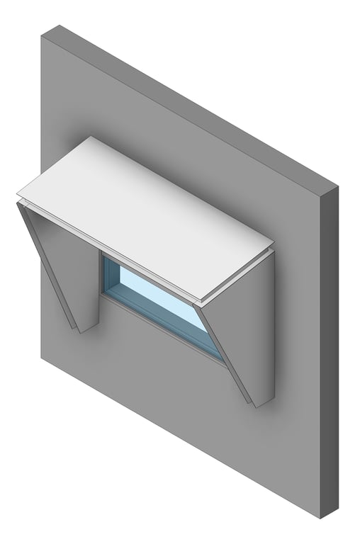 SolarShading Modular Louvreclad AscotSeries WindowHood