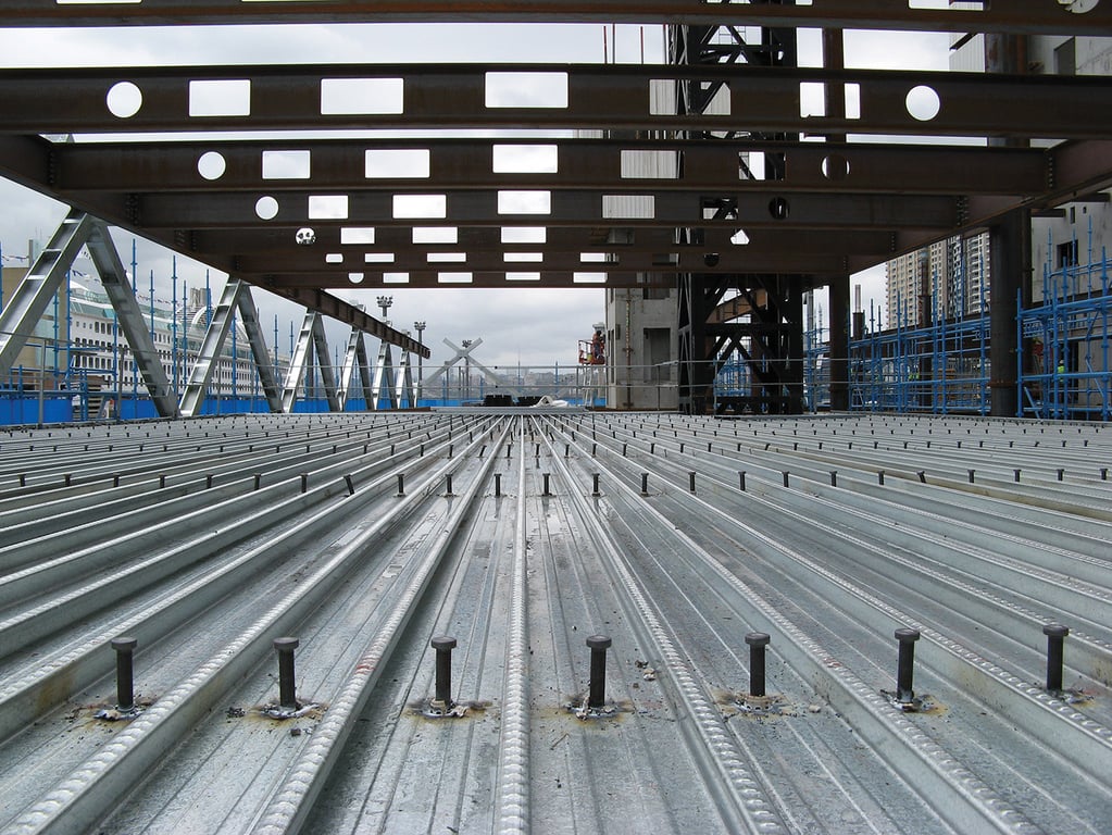 LYSAGHT - Steel Sections Formwork And Framing - Bondek.jpg Image of StructuralFraming Lysaght Bondek
