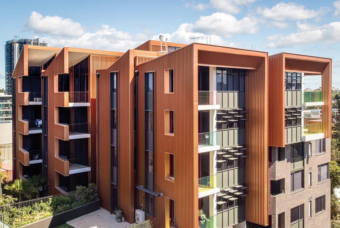 LYSAGHT - Zenith - Longline-1.jpg Image of Metal SheetCladding Lysaght Zenith Longline305 Paperbark