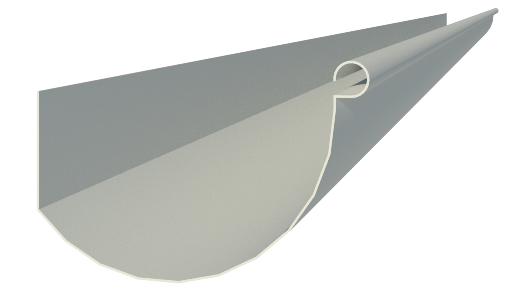 LYSAGHT_Gutter_Flatback.png Image of Profile Gutter Lysaght Flatback