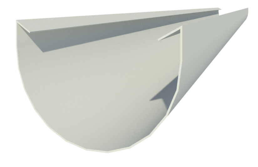 LYSAGHT_Gutter_HalfRoundWA.png Image of Profile Gutter Lysaght HalfRound WA