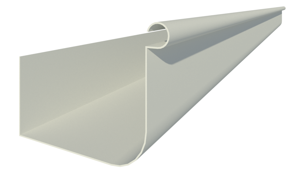 Quad Slottrd Gutter Lysaght - Fascia And Gutter - Quad Hi Front - BIMcontent.com