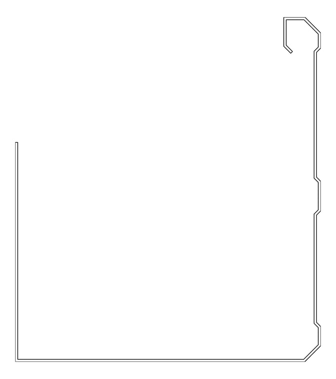 EndCap Gutter Lysaght Emline FaceBased