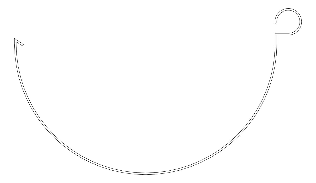 Profile Gutter Lysaght HalfRound