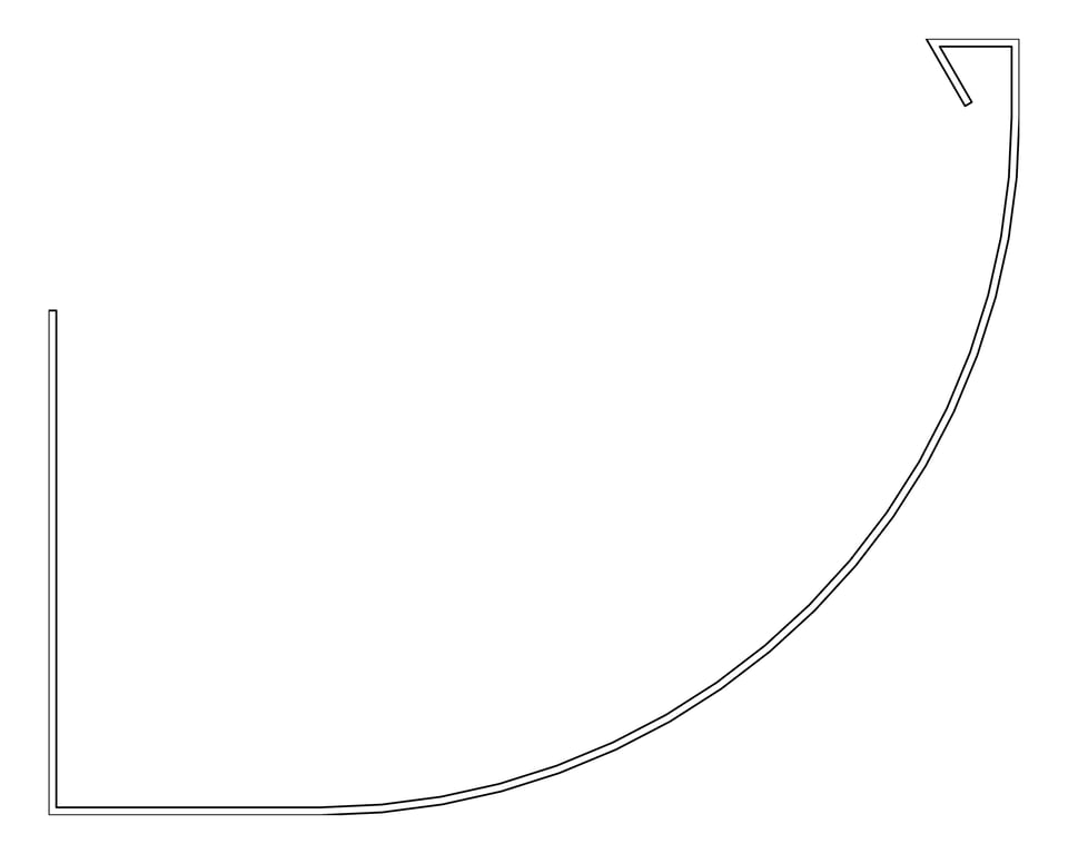 Detail Gutter Lysaght QuarterRound Elevation