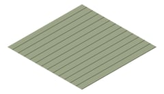 3D Presentation Image of Aluminium SheetCladding Lysaght Permalite Alspan EnduroGreen