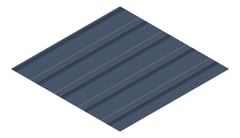 3D Presentation Image of Aluminium SheetCladding Lysaght Permalite Alspan EternalBlue