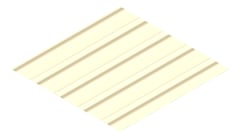 3D Presentation Image of Aluminium SheetCladding Lysaght Permalite Alspan FullCream