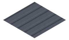 3D Presentation Image of Aluminium SheetCladding Lysaght Permalite Alspan IronGrey