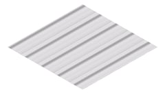 3D Presentation Image of Aluminium SheetCladding Lysaght Permalite Alspan MillFinish