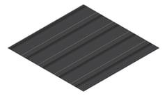 3D Presentation Image of Aluminium SheetCladding Lysaght Permalite Alspan ObekiskGrey