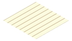 3D Presentation Image of Aluminium SheetCladding Lysaght Permalite LT7 FullCream