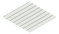 3D Presentation Image of Aluminium SheetCladding Lysaght Permalite LT7 GullGrey