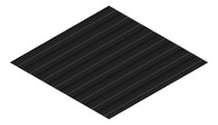 3D Presentation Image of Aluminium SheetCladding Lysaght Permalite LT7 Midnightsky