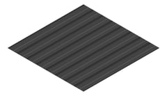 3D Presentation Image of Aluminium SheetCladding Lysaght Permalite LT7 ObekiskGrey