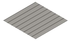 3D Presentation Image of Aluminium SheetCladding Lysaght Permalite LT7 Pademelon