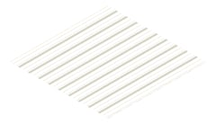 3D Presentation Image of Aluminium SheetCladding Lysaght Permalite VRib GlacierWhite