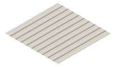 3D Presentation Image of Aluminium SheetCladding Lysaght Permalite VRib Sahara