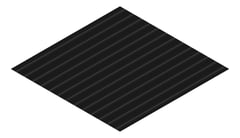 3D Presentation Image of Aluminium SheetCladding Lysaght Permalite Waveline Midnightsky