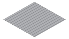 3D Presentation Image of Metal SheetCladding Lysaght CustomOrb Astro