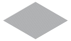 3D Presentation Image of Metal SheetCladding Lysaght CustomOrb BluegumMatt