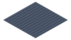 3D Presentation Image of Metal SheetCladding Lysaght CustomOrb DeepOcean