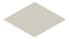 3D Presentation Image of Metal SheetCladding Lysaght CustomOrb DuneMatt