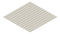 3D Presentation Image of Metal SheetCladding Lysaght CustomOrb Dune