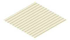 3D Presentation Image of Metal SheetCladding Lysaght CustomOrb EveningHaze