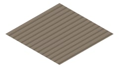 3D Presentation Image of Metal SheetCladding Lysaght CustomOrb Jasper