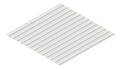 3D Presentation Image of Metal SheetCladding Lysaght CustomOrb ShaleGrey