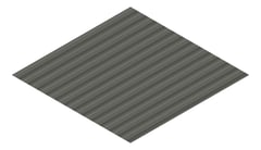 3D Presentation Image of Metal SheetCladding Lysaght CustomOrb WoodlandGrey