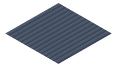 3D Presentation Image of Metal SheetCladding Lysaght CustomOrbAccent21 DeepOcean