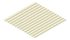 3D Presentation Image of Metal SheetCladding Lysaght CustomOrbAccent21 EveningHaze