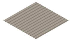 3D Presentation Image of Metal SheetCladding Lysaght CustomOrbAccent21 Gully