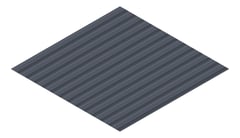 3D Presentation Image of Metal SheetCladding Lysaght CustomOrbAccent21 Ironstone