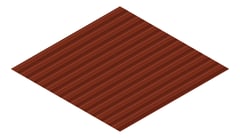 3D Presentation Image of Metal SheetCladding Lysaght CustomOrbAccent21 ManorRed