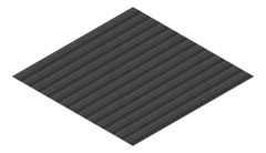 3D Presentation Image of Metal SheetCladding Lysaght CustomOrbAccent21 MonumentMatt