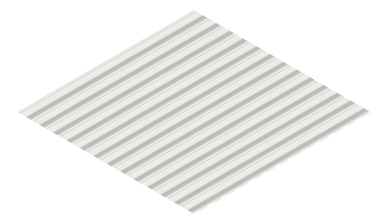 3D Presentation Image of Metal SheetCladding Lysaght CustomOrbAccent21 ShaleGreyMatt