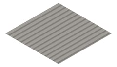 3D Presentation Image of Metal SheetCladding Lysaght CustomOrbAccent21 Wallaby