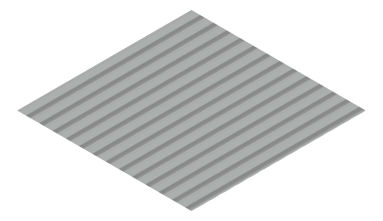 3D Presentation Image of Metal SheetCladding Lysaght CustomOrbAccent21 Windspray