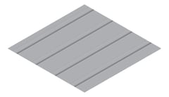 3D Presentation Image of Metal SheetCladding Lysaght FlatDek Astro