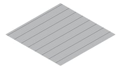 3D Presentation Image of Metal SheetCladding Lysaght FlatDek BluegumMatt