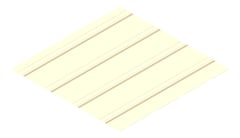 3D Presentation Image of Metal SheetCladding Lysaght FlatDek ClassicCream