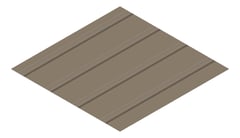 3D Presentation Image of Metal SheetCladding Lysaght FlatDek Jasper