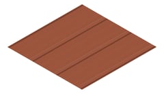 3D Presentation Image of Metal SheetCladding Lysaght FlatDek310 Aries