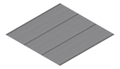 3D Presentation Image of Metal SheetCladding Lysaght FlatDek310 BasaltMatt