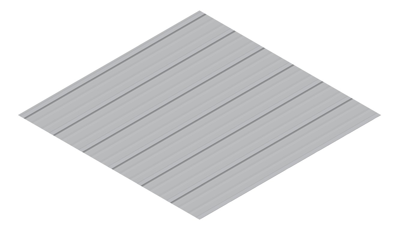 3D Presentation Image of Metal SheetCladding Lysaght FlatDek310 BluegumMatt