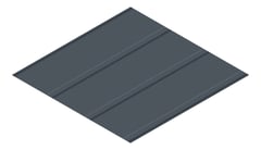 3D Presentation Image of Metal SheetCladding Lysaght FlatDek310 Celestian